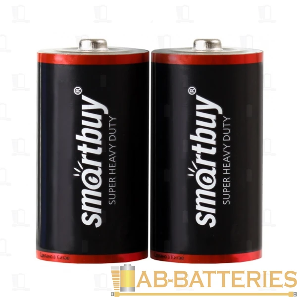 Батарейка Smartbuy Super R14 C BL2 Heavy Duty 1.5V (2/12/192)