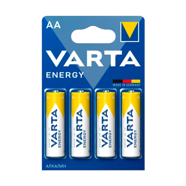 Батарейка Varta ENERGY LR6 AA BL4 Alkaline 1.5V (4106) (4/80/400)