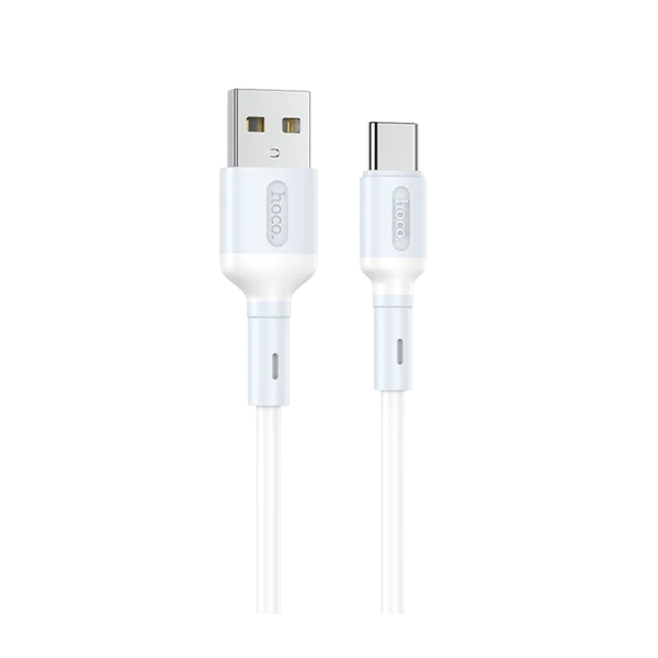 Кабель HOCO X65 USB (m)-Type-C (m) 1.0м 3.0A TPE белый (1/31/310)