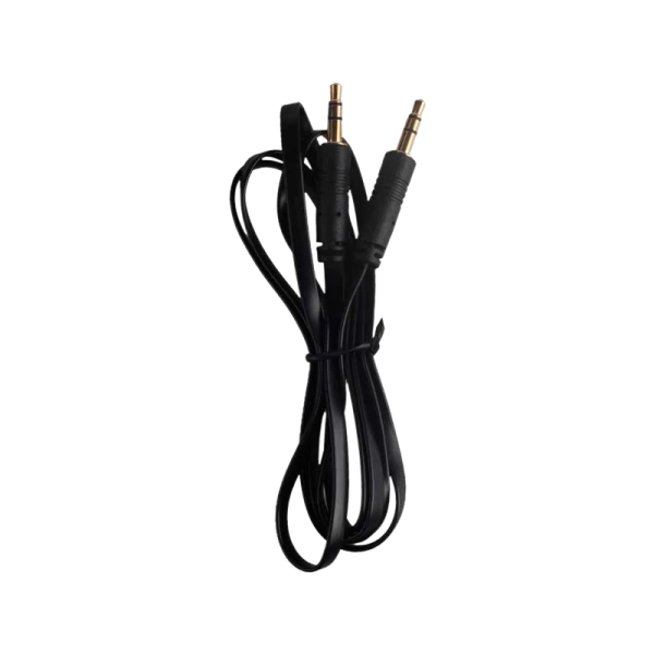 Кабель AUX Atcom Jack 3.5mm (m)-Jack 3.5mm (m) 1.5м силикон черный пакет с подвесом (1/10/250)