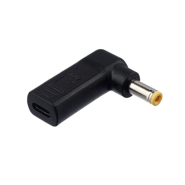 Адаптер GoPower Type-C (m)-5.5x2.5mm (m) черный