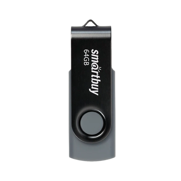 Флеш-накопитель Smartbuy Twist 64GB USB2.0 пластик черный