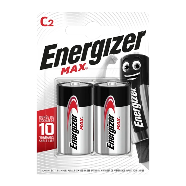 Батарейка Energizer MAX LR14 C BL2 Alkaline 1.5V (2/12)