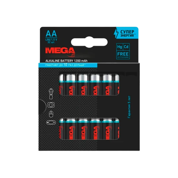 Батарейка Promega LR6 AA BL32 Alkaline 1.5V (32/192/768/23040)
