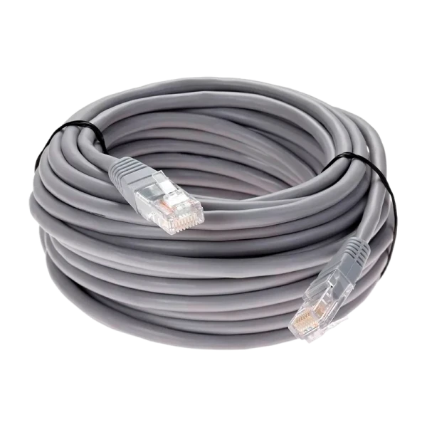 Патч-корд ENERGY POWER RJ-45 (m)-RJ-45 (m) 10.0м кат.5е ПВХ серый (1/250)