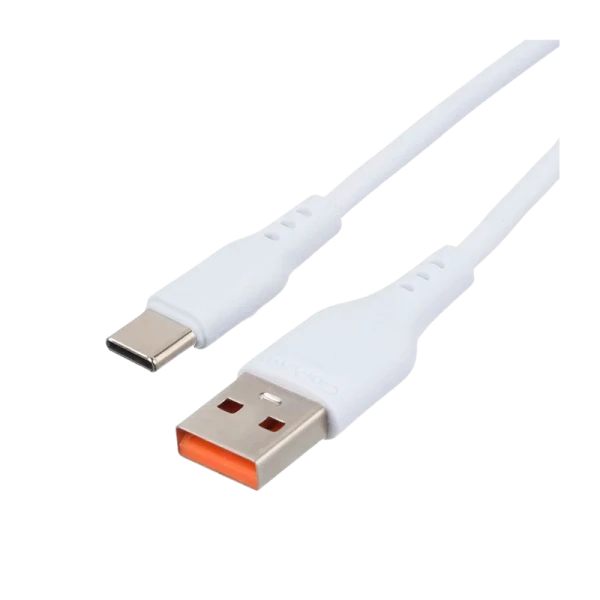 *Кабель GoPower GP01T-2M USB (m)-Type-C (m) 2.0м 2.4A белый (1/200/800) 