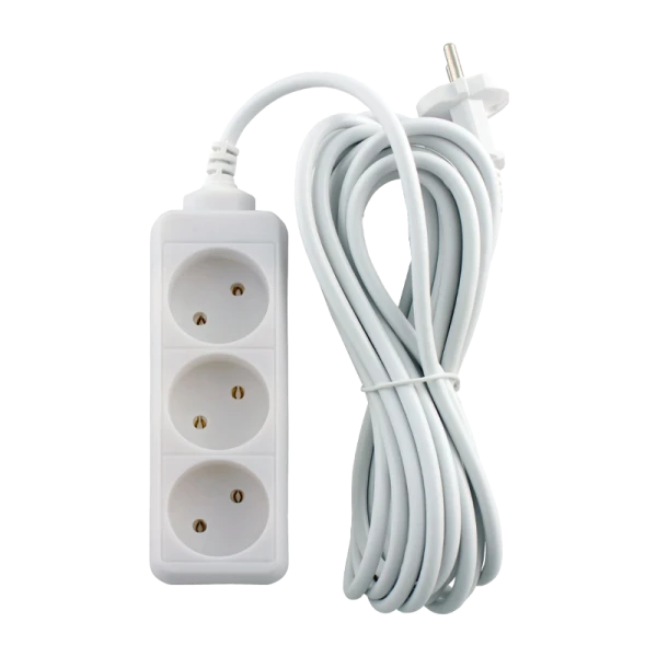 Удлинитель Старт S 3р.С/З 10A 5.0м IP20 белый (1/20)