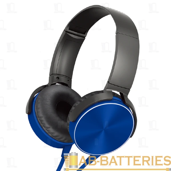 Наушники полноразмерные Smartbuy ONE с микр. черный синий (1/60)