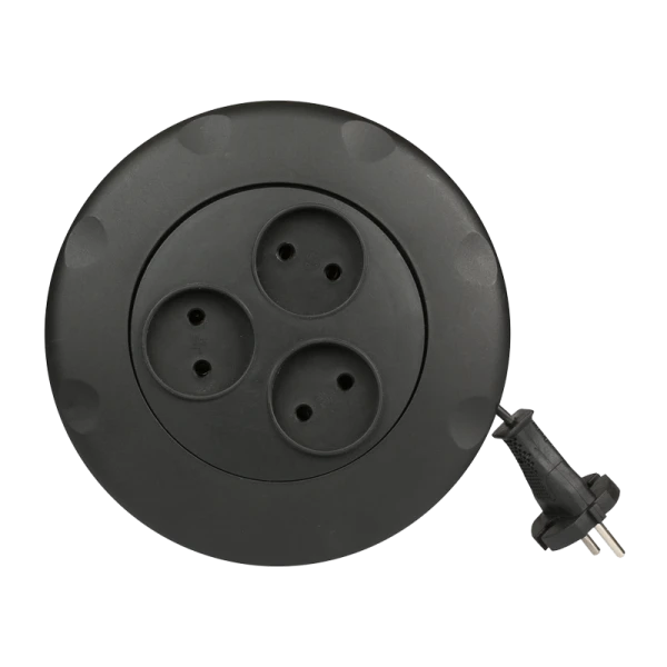 Удлинитель Smartbuy 3р.Б/З 10A 3.0м ПВС 2x1мм² круглый черный (1/40)