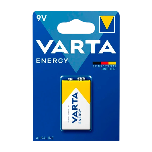 Батарейка Varta ENERGY Крона 6LR61 BL1 Alkaline 9V (4122) (1/10/50)