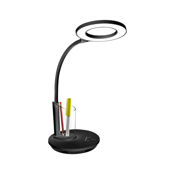Светильник настольный Camelion KD-826 8W 230V 1LED на основании сенс. черный (1/8)