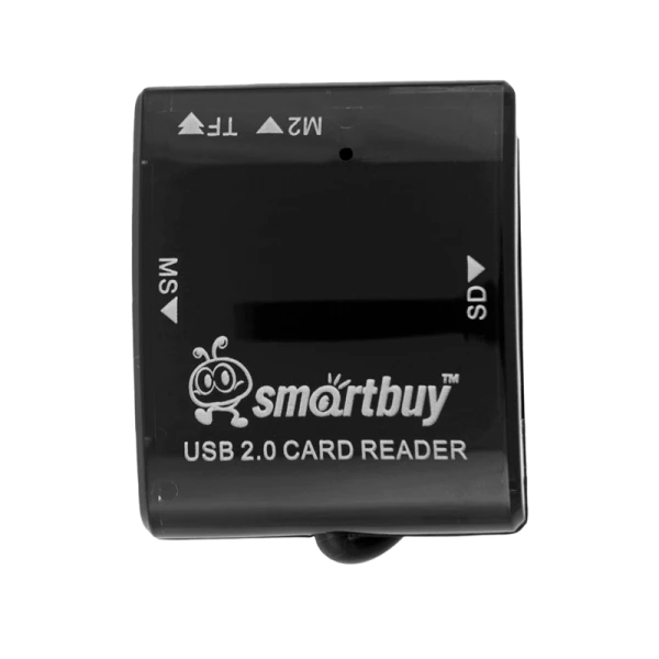 Картридер Smartbuy 713 USB2.0 SD/microSD/MS/M2 черный (1/5)