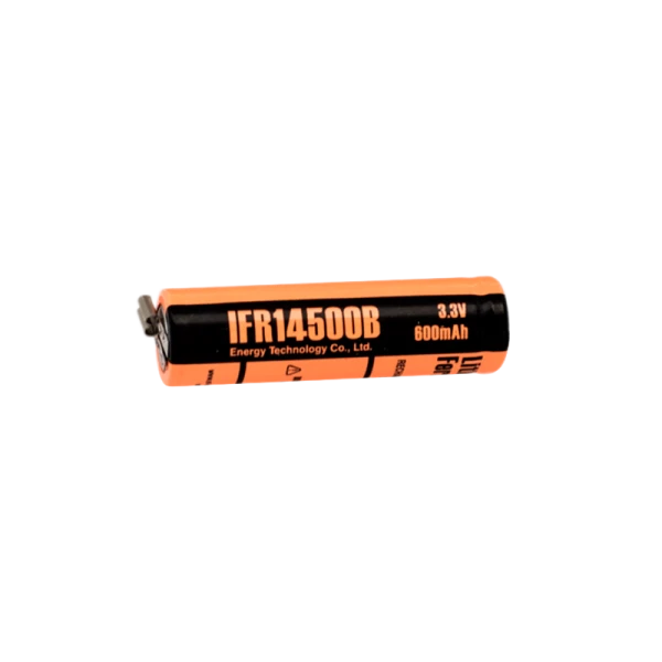 Аккумулятор ET для Moser IFR14500B 3.3V P/N: 1584-7100 (ET), 600мАч (1/600)