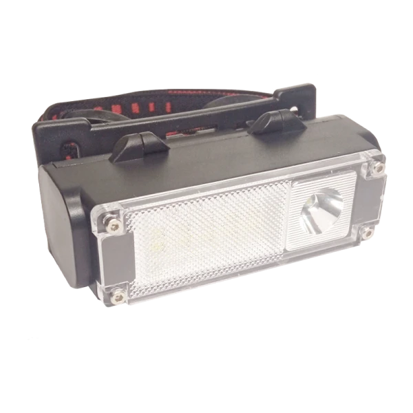 Фонарь налобный Без бренда T125 от аккумулятора 4 режима черный