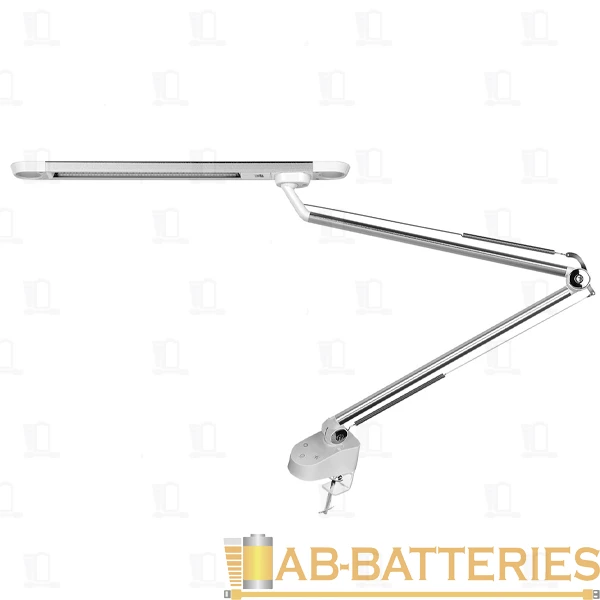 Светильник настольный Camelion KD-843 13W 230V 1LED струбцина сенс. рег.ярк./цвета белый (1/8)