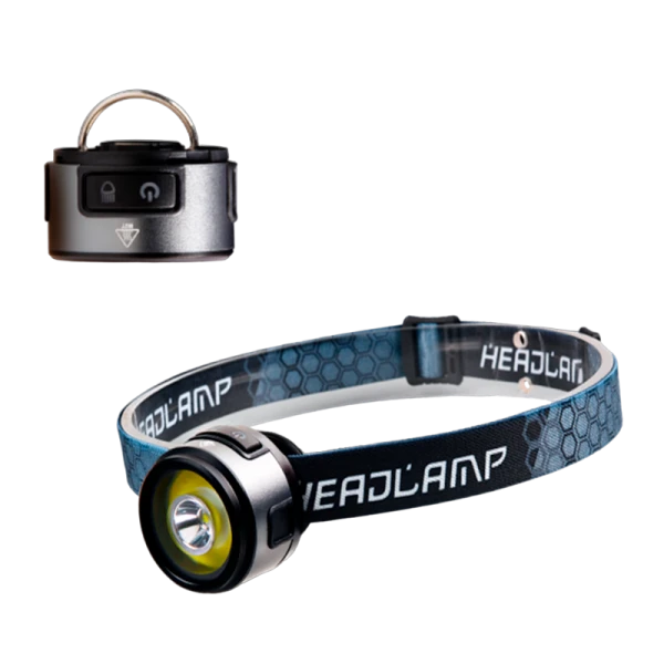 Фонарь налобный Без бренда T040(XPG-COB) черный