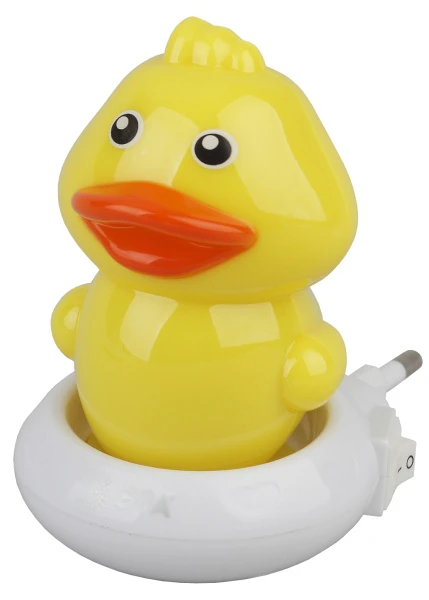 Ночник ЭРА NN-609 3LED 0.5W 220V в розетку желтый (1/12)