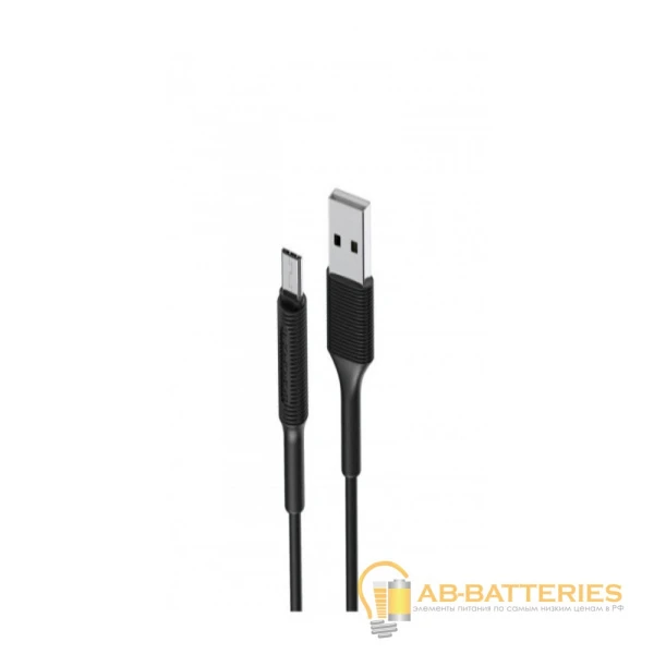 Кабель Borofone BX1 USB (m)-microUSB (m) 1.0м 2.0A ПВХ черный (1/50/200)
