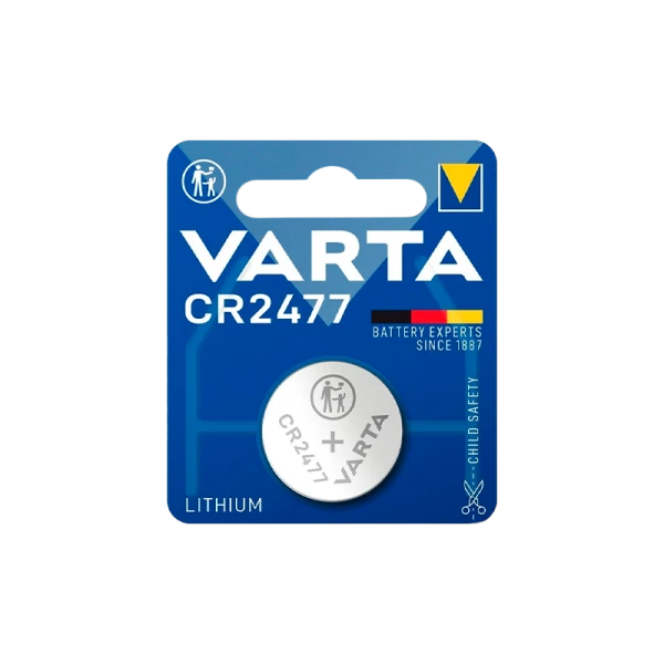Батарейка Varta ELECTRONICS CR2477 BL1 Lithium 3V (6477) (1/10/100)