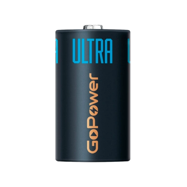 Батарейка GoPower ULTRA LR14 C BL2 Alkaline 1.5V (2/12/192)