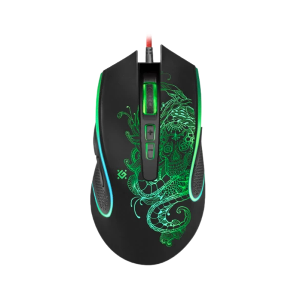 Мышь проводная Defender GM-640L Venom игровая USB черный (1/40)