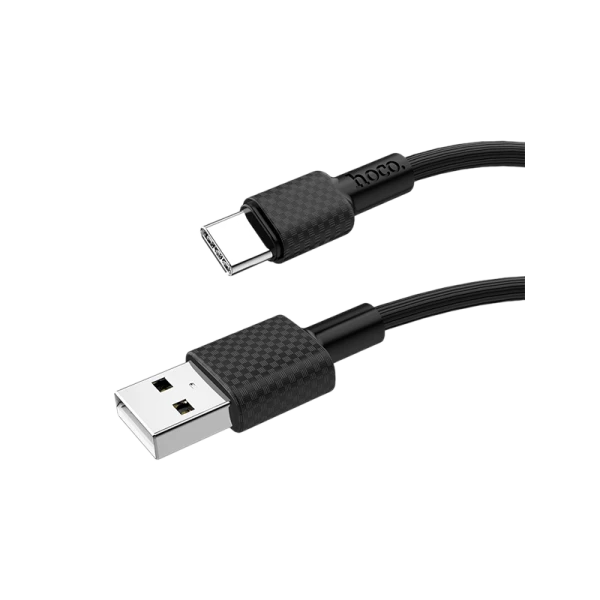 Кабель HOCO X29 USB (m)-Type-C (m) 1.0м 2.0A TPE черный (1/33/330)