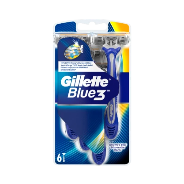Бритва Gillette BLUE3 COMFORT 3 лезвия прорезиненная ручка 6+2шт. (1/3/12)