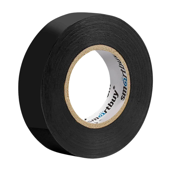 Изолента Smartbuy ПВХ 19мм*20м черный (1/10)