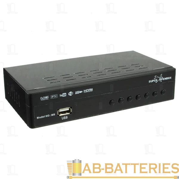 Приставка для цифрового ТВ Openbox M8 DVB-T/T2 металл черный (1/60)