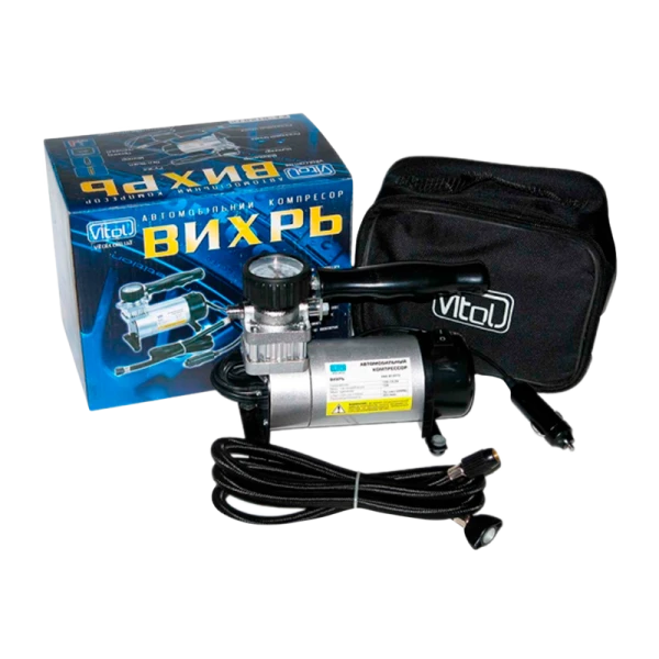 Автомобильный компрессор Старт АК-П152805 Вихрь 15л/мин черный