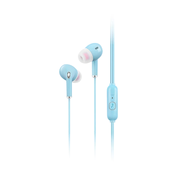 Наушники внутриканальные Smartbuy Pro JR с микр. голубой в коробке (1/50)