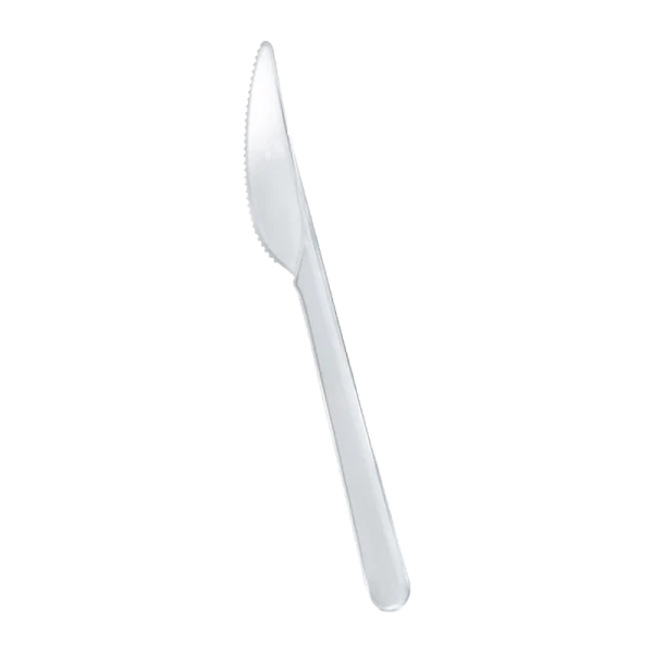 Нож AVIORA прозрачный, премиум, 50 шт/уп, полистирол (цена за штуку) (50/2500)