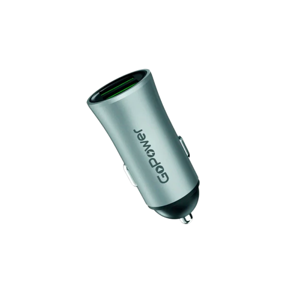 *Автомобильное З/У GoPower GPC07U 2USB серый 
