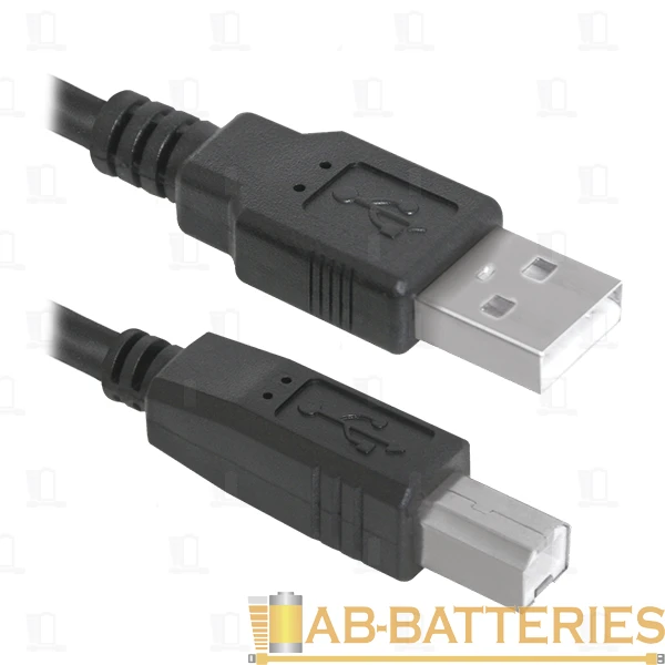 Кабель Defender USB04-10 USB (m)-USB B (m) 3.0м силикон черный (1/20/200)