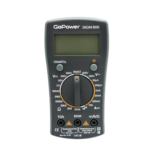Мультиметр GoPower DigiM 800 (1/80)