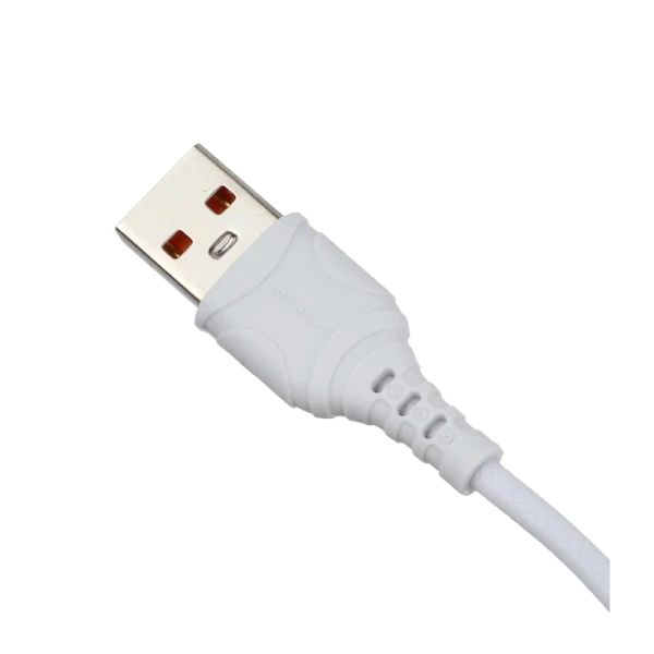 *Кабель GoPower GP06M USB (m)-microUSB (m) 1.0м 2.4A ПВХ белый (1/200/800) 