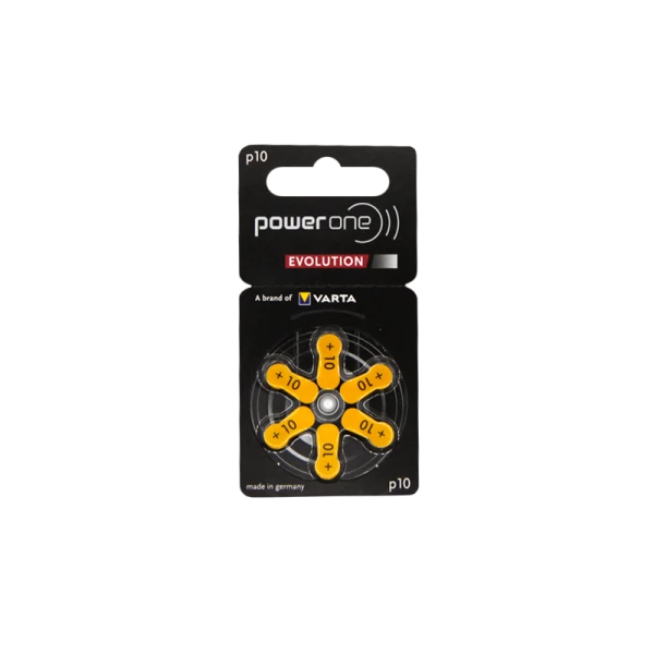 Батарейка PowerOne ZA10 Evolution BL6 Zinc Air 1.45V (6/60/300)