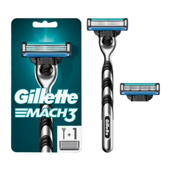 Бритва Gillette MACH3 P&G PROMO 3 лезвия 1 кассета пластиковая ручка ENG (1/6)