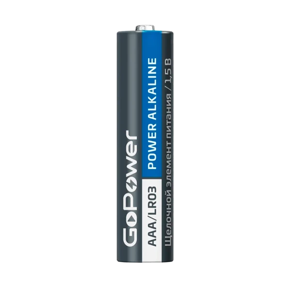 Батарейка GoPower LR03 AAA BL5 Alkaline 1.5V (5/50/600)