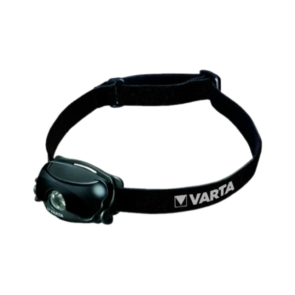 Фонарь налобный Varta HEADLIGHT 1LED от батареек (13630) черный