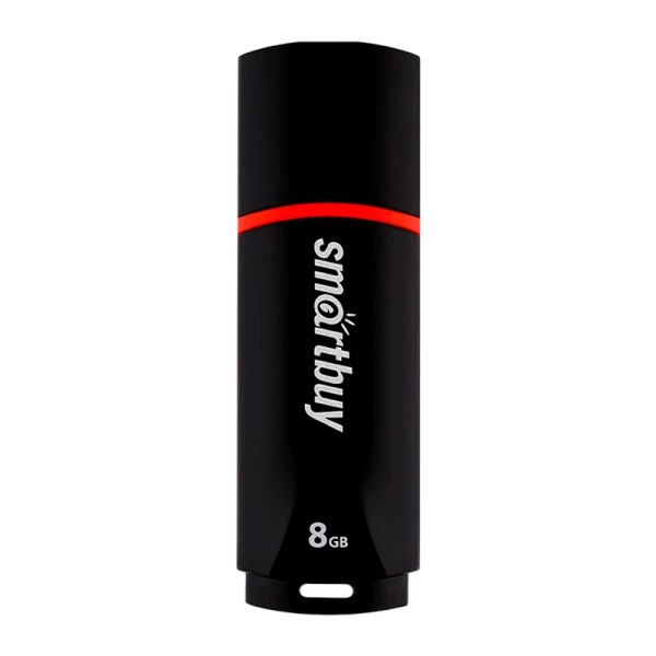 Флеш-накопитель Smartbuy Crown 8GB USB2.0 пластик черный