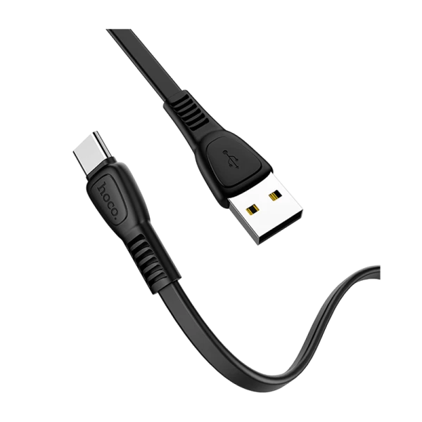 Кабель HOCO X40 USB (m)-Type-C (m) 1.0м 2.4A TPE черный (1/33/330)