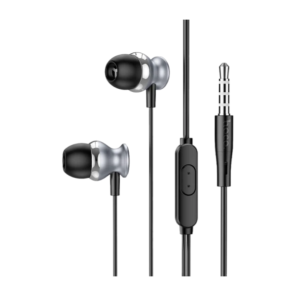 Наушники внутриканальные HOCO M106 с микр. черный (1/420)