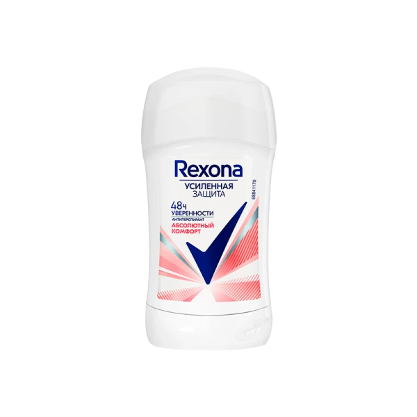 Дезодорант женский Rexona Абсолютный комфорт стик 45мл (1/6)
