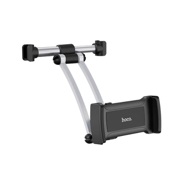 Держатель автомобильный HOCO CA62 на подголовник серебряный черный (1/34)