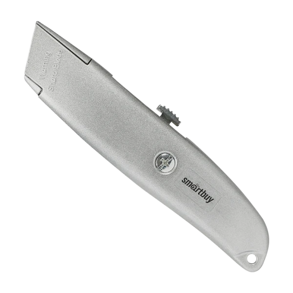 Нож строительный Smartbuy 18мм выдвижной порошковый корпус