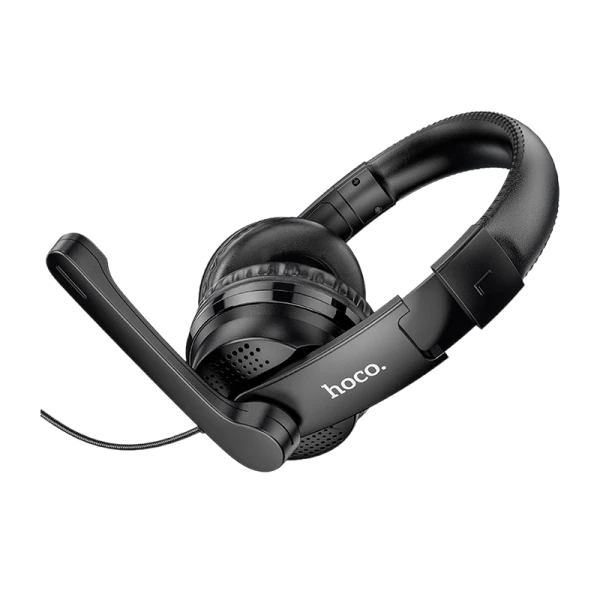 Наушники полноразмерные HOCO W103 с микр. черный (1/40)