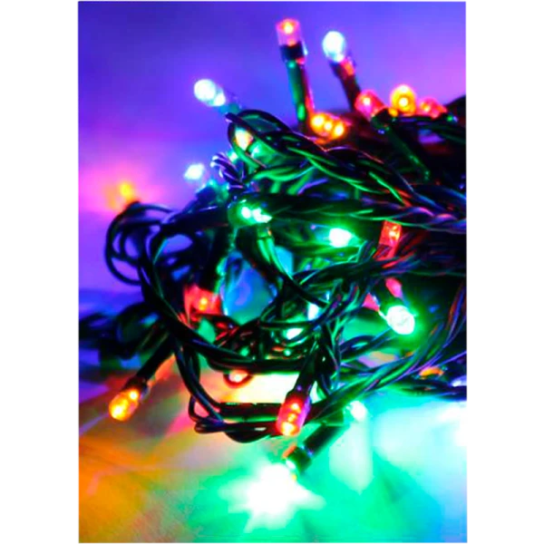 *Гирлянда Космос 100LED 10.8м лампочки нить 8 режимов ассорти (1/50) 