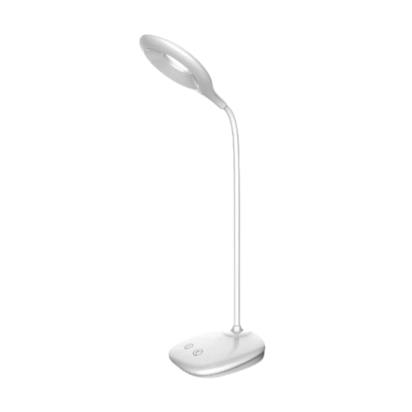 Светильник настольный Ultraflash UF-706 4.5W 220V 1LED на основании сенс. белый (1/30)