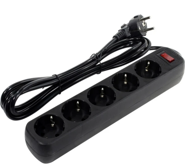 Сетевой фильтр Smartbuy SBSP 6р.С/З 16A 3.0м черный